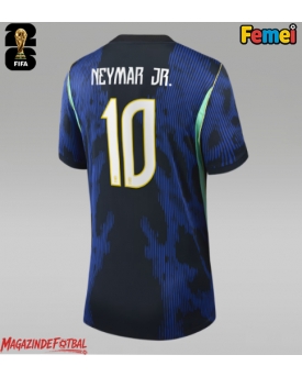 Brazilia Neymar Jr #10 Echipament de Fotbal Replică Mondial 2026 Femei Deplasare